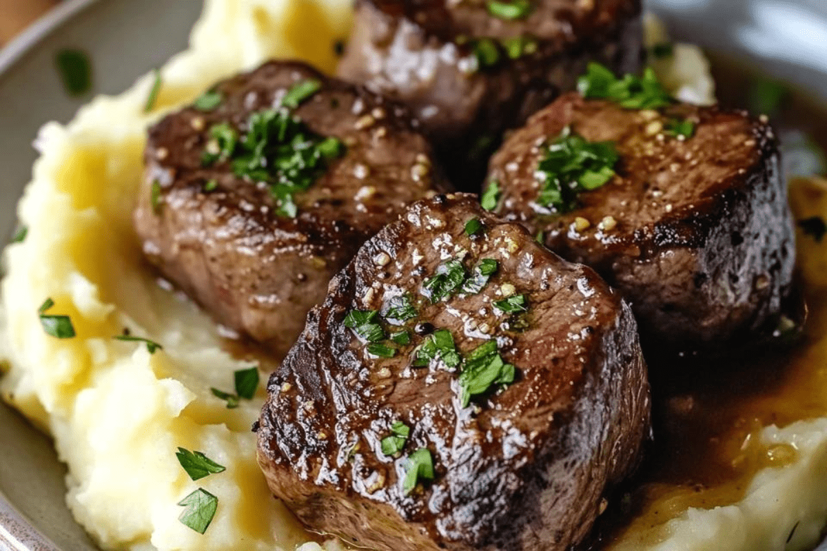 Garlic Butter Steak Bites