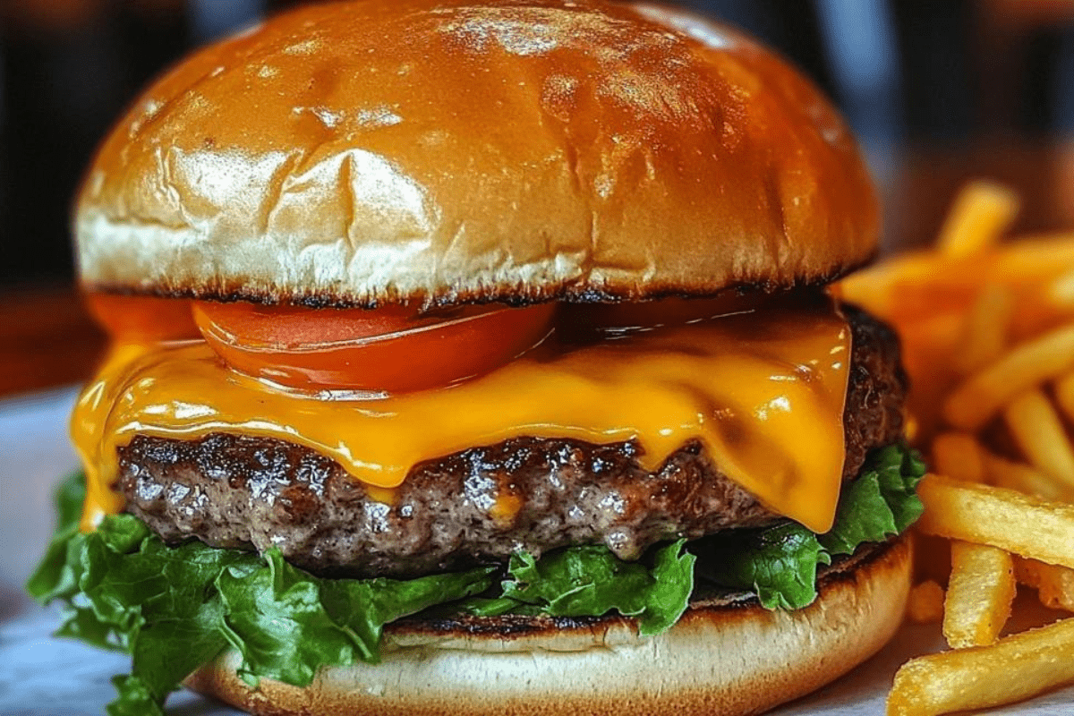 Classic Cheddar Smash Burger